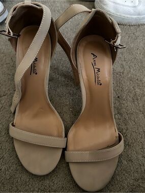 Nude Open Toe Heels